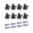 thumbnail image 1 of Set of 8 ISA Ignition Coils and 8 Spark Plugs Compatible with 2001-2002 Chevrolet Suburban 2500 8.1L 496Cu. In. V8 GAS OHV Naturally Aspirated Replacement for UF192, 1 of 1