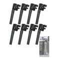 thumbnail image 1 of Set of 8 ISA Ignition Coils and Tune Up Grease Compatible with 2000-2006 Ford Thunderbird, Lincoln LS, Jaguar S-Type 3.9L 4.0L 4.2L V8 Replacement for DG515 DG509, 1 of 1