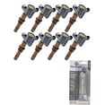 thumbnail image 1 of Set of 8 Ignition Coils with Brown Boot and Permatex 22058 Dielectric Tune-Up Grease Compatible with 2009 2010 Ford Mustang 4.6L V8 Replacement for FD509 DG521, 1 of 1