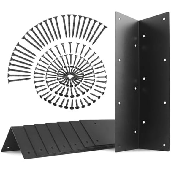 Set of 8 Raised Garden Bed Corner Brackets with Screws for 20"-24" Bed ,Rust Resistant Raised Bed Corners and Metal connectors 11" x 3" x 3" for Garden Vegetable Planter$$Garden & Patio