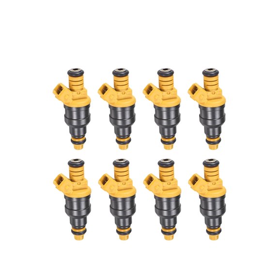 Set of 8pcs Fuel Injectors 4-Hole EV1 Style For Ford F150 F250 F350 Lincoln 4.6 5.0 5.4 5.8 V8 Replacement for 0280150943 Fits select: 2000-2001 FORD EXPEDITION XLT, 1996-2004 FORD MUSTANG GT