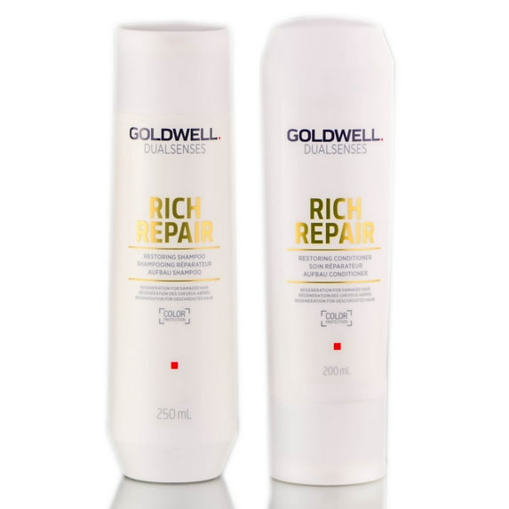 Set A , Goldwell Kit -Dualsenses Rich Repair Restoring Shampoo & Conditioner Hair Kit