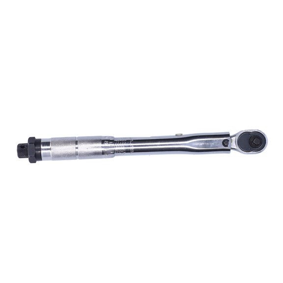 Set Adjustable Torsion Wrench 1/4in Drive 5-25N.m Range Alloy with Storage Box for Mechanical Assembly