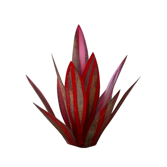 Huayishang The Holder Clearance, Diy Home Art Garden Sculpture Rustic Yard Leaves Tequila Sculpture Metal Decor 9 Home Decor Home Decor Red