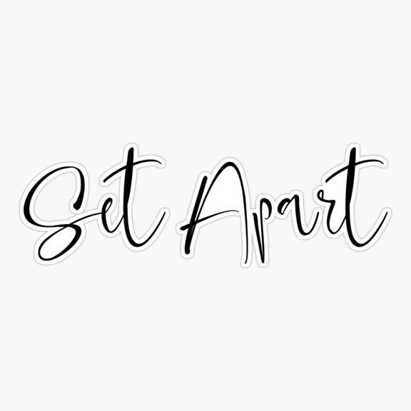 Set Apart Faith Sticker