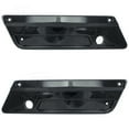 thumbnail image 1 of Set Black Hard Saddlebag Latch Covers Touring Bags Replacement Lock Face Plates, 1 of 3