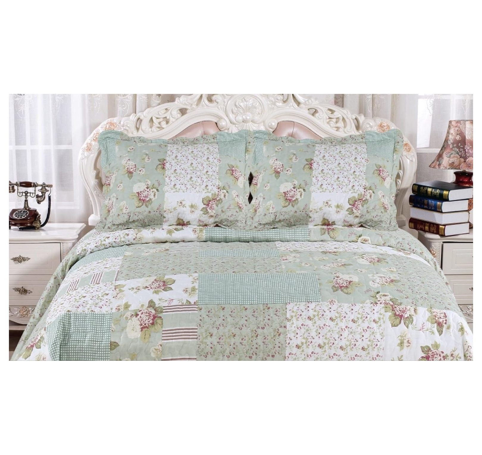 Set cotton rich prewashed preshrunk as bedspread bedcover