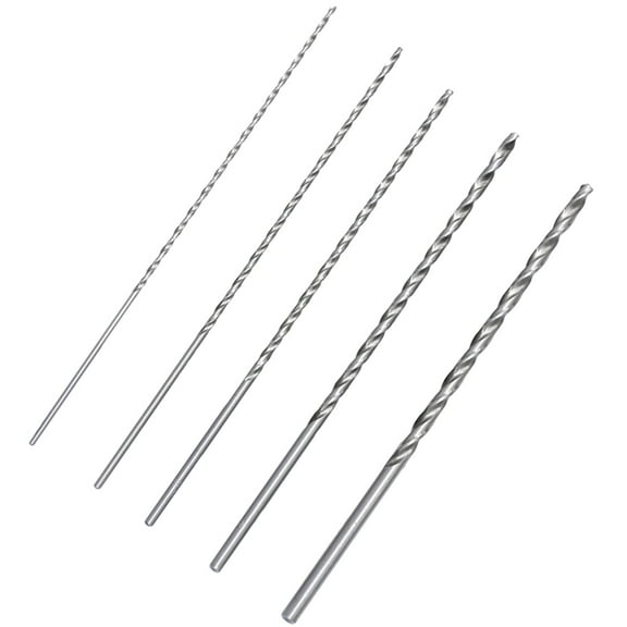 ULTNICE Metal Twist Drill Bit Dark Grey 5Set for Precision Crafting Hobby Work