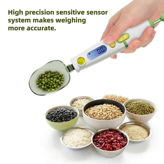A Set of Electronic Scales and Measuring Spoons Measuring Scale New Digital Measuring Spoon Scale for Kitchen Gadgets and Daily Meals 500G 0.5G Electronic Measuring Spoon For