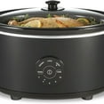 thumbnail image 1 of Set & Forget Programmable Slow Cooker, 15 Cooking Options With 5 Time and 3 Heat Options, Large Dishwasher  Stoneware Crock and Glass, 1 of 5