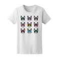 thumbnail image 1 of Set French Bulldogs With Glasses T-Shirt Women -Image by Shutterstock, Female x-Large, 1 of 2