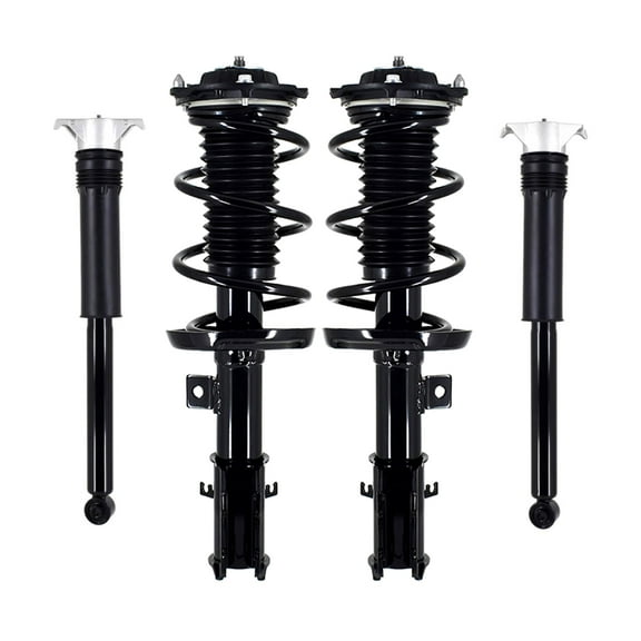 Set Front Quick Complete Strut-Coil Spring-Rear Complete Shock For 2017-2019 Chevrolet Cruze Diesel
