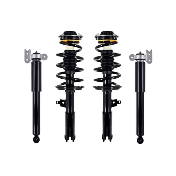 Set Front Quick Complete Strut-Coil Spring-Rear Complete Shock For 2018-2021 Buick Enclave