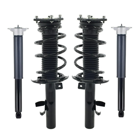 Set Front Quick Complete Strut-Coil Spring-Rear Complete Shock Kit For 2014 2015 Ford Focus ST