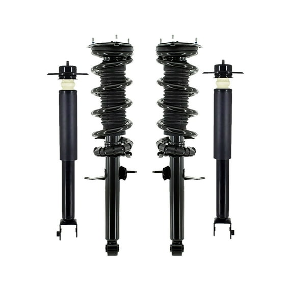 Set Front Quick Complete Strut-Coil Spring-Rear Complete Shock Kit To 2008-2013 Infiniti G37