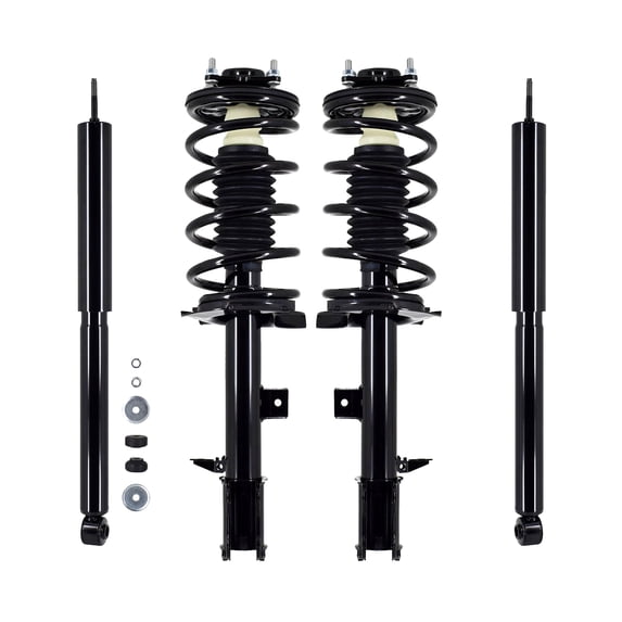 Set Front Quick Complete Strut-Coil Spring-Rear Shock Absorber For 2008-2012 Ford Escape V6
