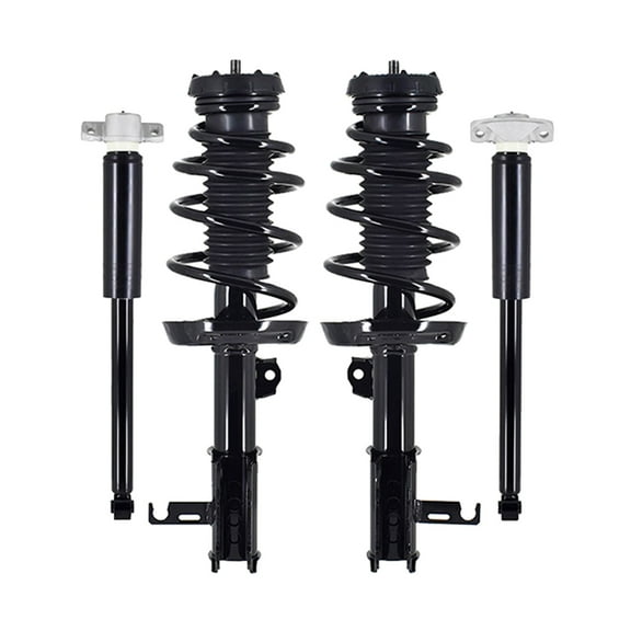 Set Front Quick Complete Strut-Coil Spring-Rear Shock Absorber Kit For 2012-2015 Chevrolet Cruze