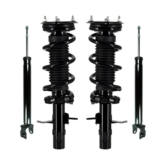 Set Front Quick Complete Strut-Coil Spring-Rear Shock For 2009 2010 Infiniti G37 Sedan AWD