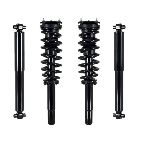 Set Front Quick Complete Strut-Coil Spring-Rear Shock For 2010-2012 Lincoln Mkz FWD