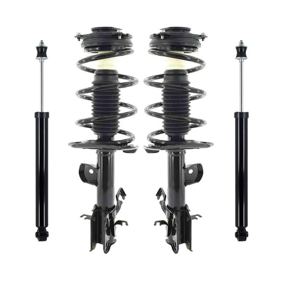 Set Front Quick Complete Strut-Coil Spring-Rear Shock For 2011-2017 Nissan Juke FWD