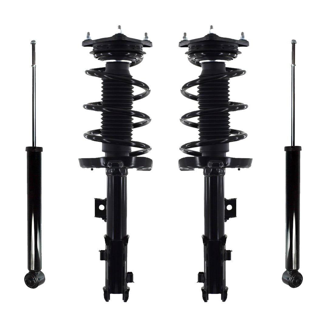 Set Front Quick Complete Strut-Coil Spring-Rear Shock For 2014-2018 KIA ...