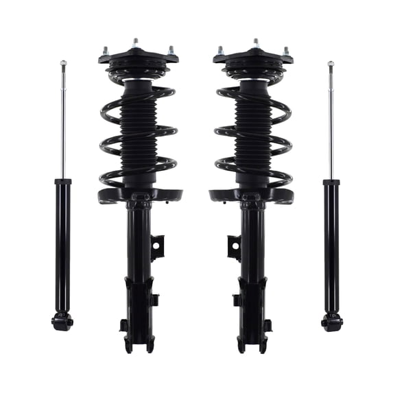Set Front Quick Complete Strut-Coil Spring-Rear Shock For 2014-2018 KIA Soul L4