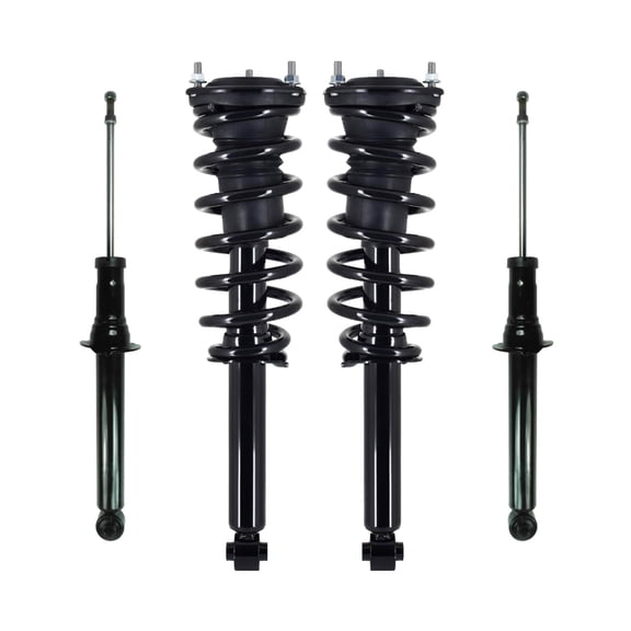 Set Front Quick Complete Strut-Coil Spring-Rear Strut For 1995-2000 Lexus LS400