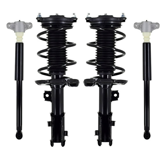 Set of 4 Front Quick Complete Strut-Coil Spring Assembly-Rear Complete Shock Absorber Kit For 2017-2020 Hyundai Elantra