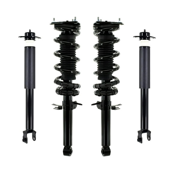 Set of 4 Front Quick Complete Strut-Coil Spring Assembly-Rear Complete Shock Absorber Kit For 2009-2020 Nissan 370Z