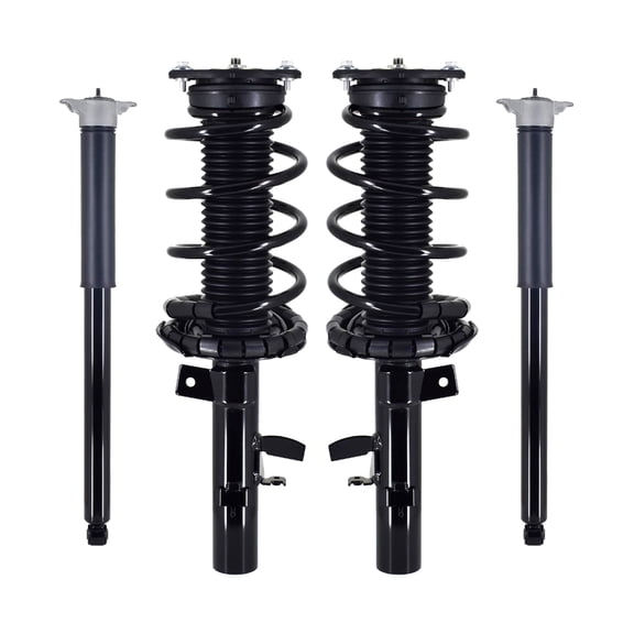 Set Front Quick Complete Strut-Rear Complete Shock Kit For 2012 2013 Ford Focus