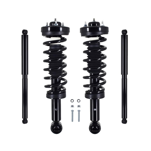 Set Front Quick Complete strut-Rear Shock Absorber For 2014 Ford F-150 3.7L RWD