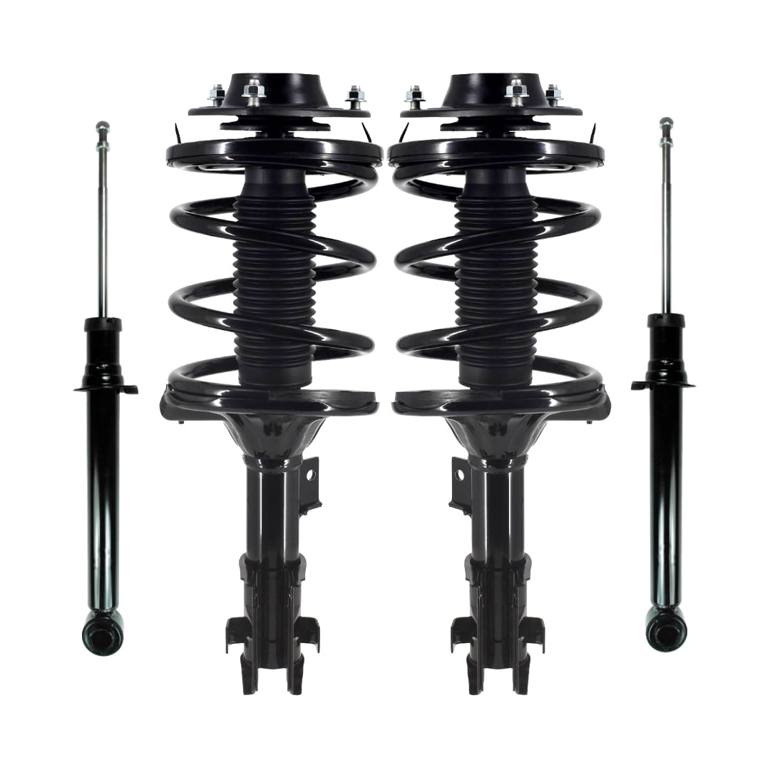 Set of 4 Front Quick Complete Strut-Coil Spring-Rear Strut For 2001 ...