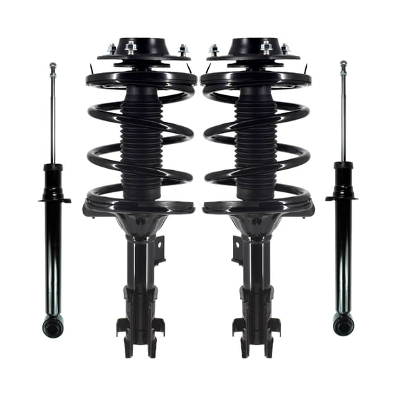 Set of 4 Front Quick Complete Strut-Coil Spring-Rear Strut For 2001-2005 Mitsubishi Eclipse GT, Spyder GT