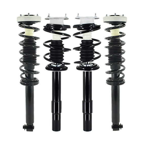 Set Front-Rear Quick Complete Strut-Coil Spring For 2004-2007 BMW 530I Base RWD