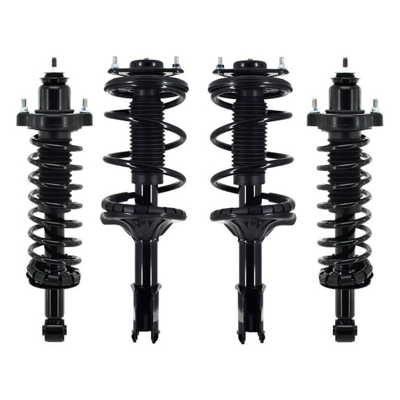 Set Front-Rear Quick Complete Strut-Coil Spring For 2005 2006 Mitsubishi Lancer Ralliart
