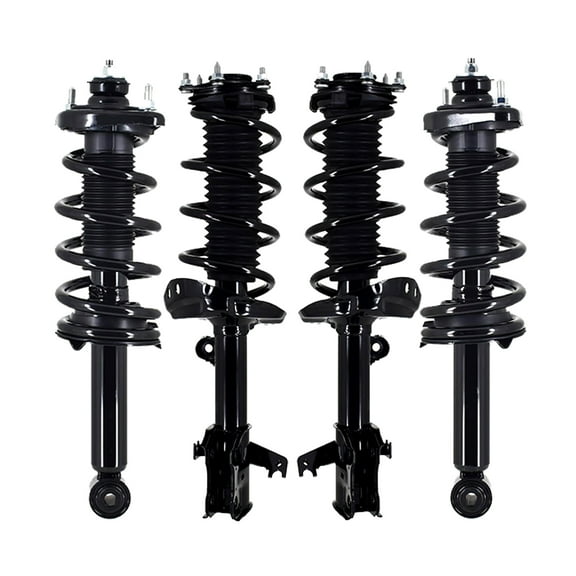 Set Front-Rear Quick Complete Strut-Coil Spring For 2015 2016 Honda CR-V FWD AT CVT