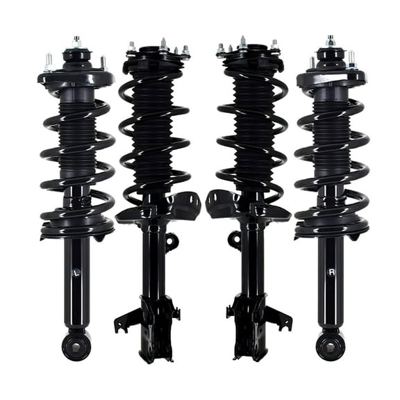 Set Front-Rear Quick Complete Strut-Coil Spring For 2015 2016 Honda CR-V L4 2.4L AWD AT CVT