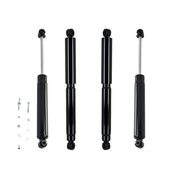 Set Front Steering Damper-Rear Shock Absorber For 2011-2015 GMC Sierra 2500 HD