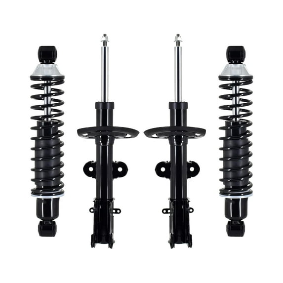 Set Front Strut Assembly-Rear Complete Shock Absorber Kit For 2012-2015 RAM C/V