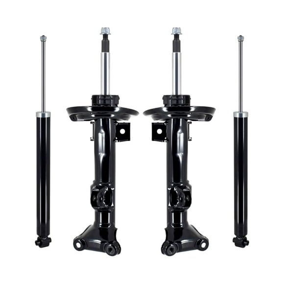 Set Front Suspension Strut Assembly-Rear Shock For 2008-2011 Mercedes-Benz C300