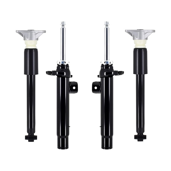 Set of 4 Front Suspension Strut Assembly-Rear Complete Shock Absorber Kit For 2014-2016 BMW 435I Convertible RWD Exc. Adaptive Control Suspension
