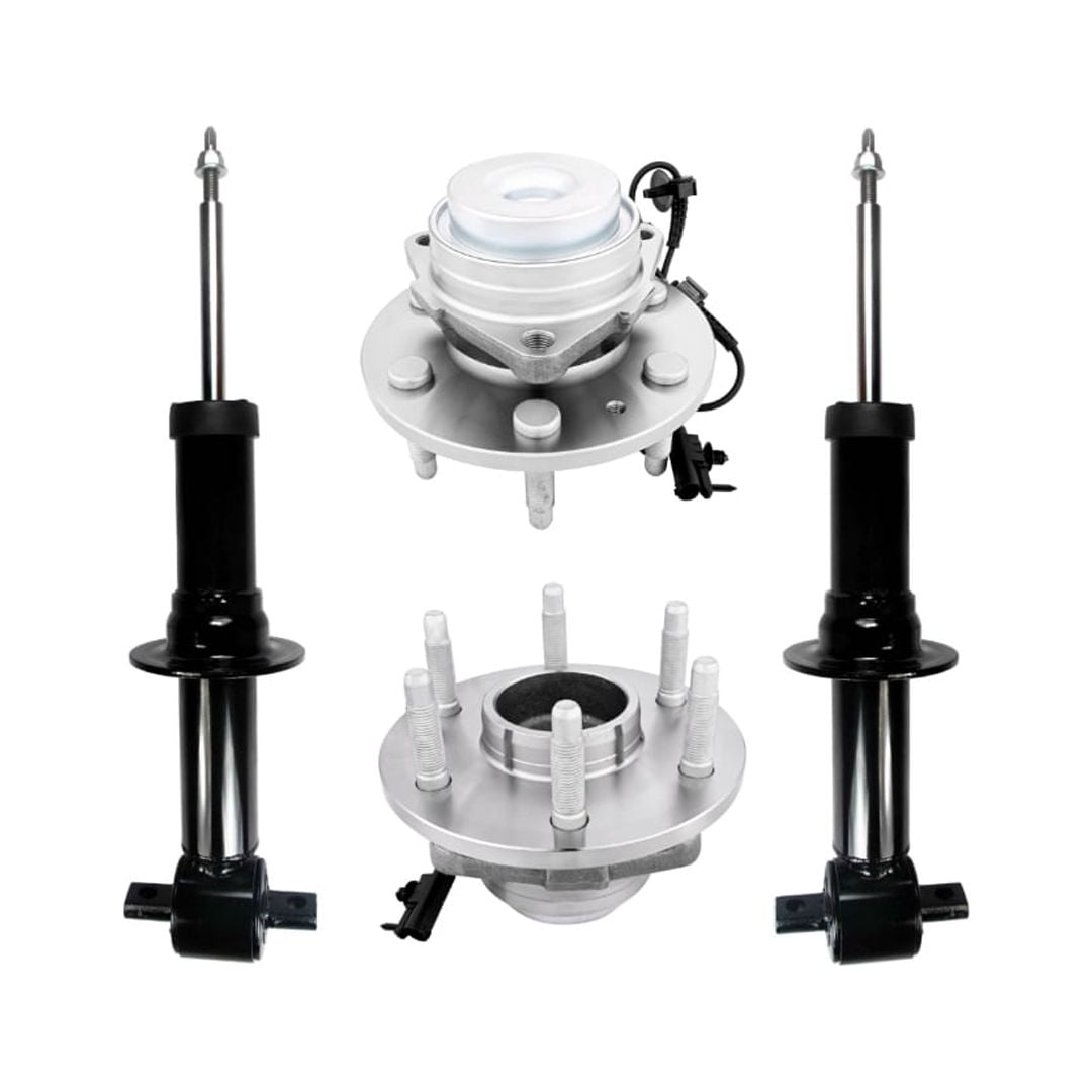 Set Front Suspension StrutWheel Hub Bearing For 20082014 Cadillac Escalade ESV