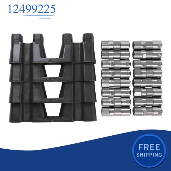 Set GM LS7 Lifters & Guide Trays For Chevy GMC LS/LQ 4.8 5.3L 5.7L 6.0L 6.2L