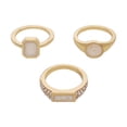 thumbnail image 1 of Set Geometric Retro Creative Oil Drip Joint Ring, 1 of 5