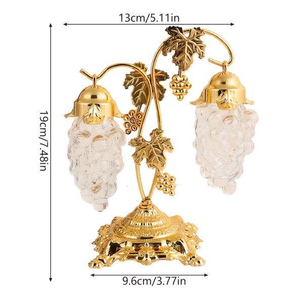 A Set of Gold Grape Spice Jar, Elegant Containers With Lids, Suitable For Sugar Container, Spice Jars, Candy Jar, Solid Perfume Container, for Kitchen/Dining Room/Living Room