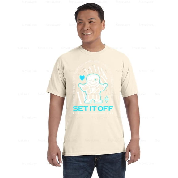 Set It Off Comfort Color T-Shirt Duality Anniversary with Sans Skeleton, Unisex, up to size 4XL