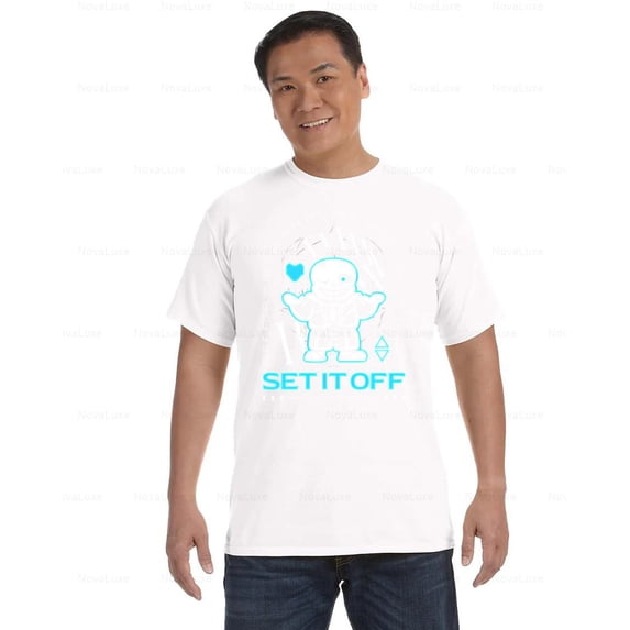 Set It Off Comfort Color T-Shirt Duality Anniversary with Sans Skeleton, Unisex, up to size 4XL