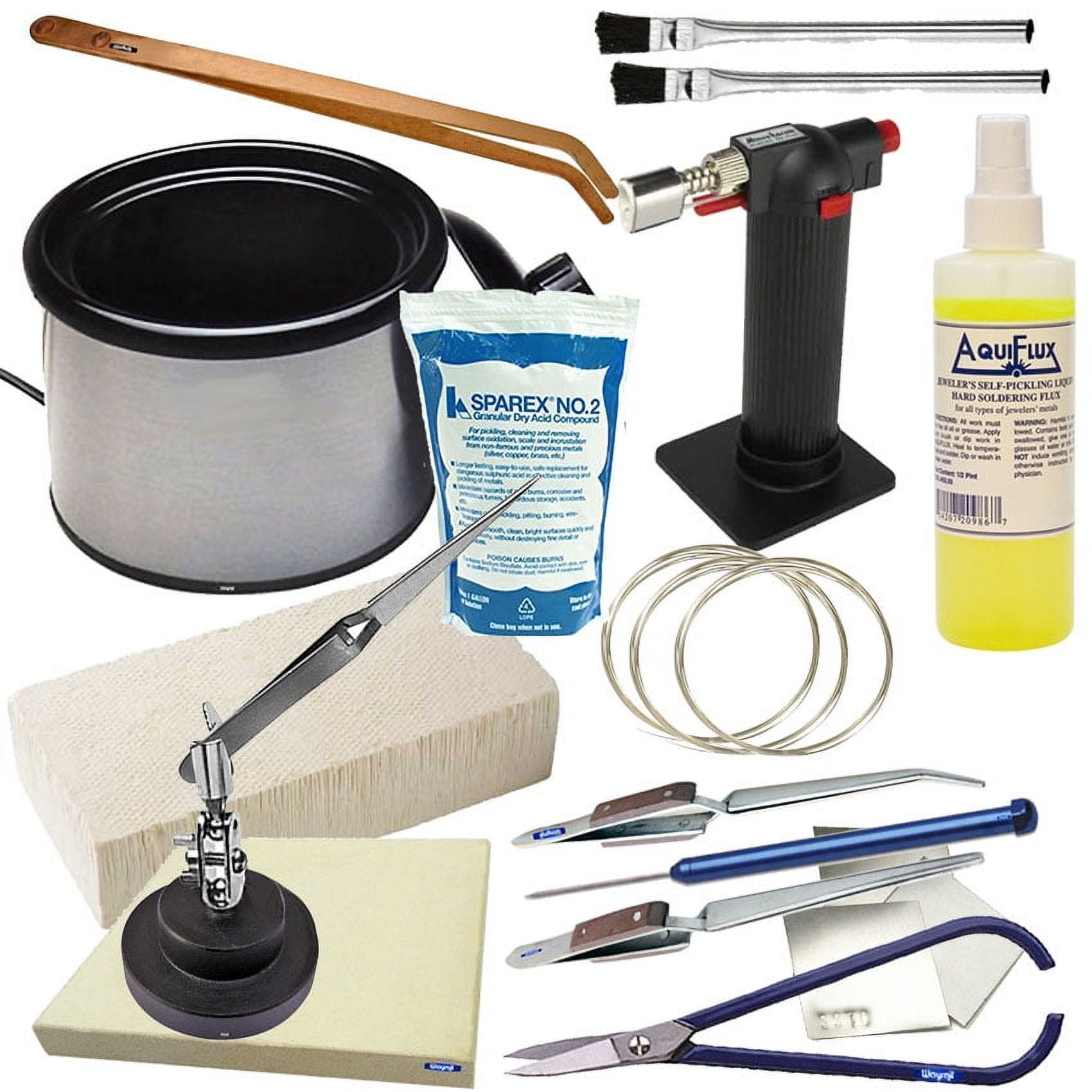 Hard Jewelry Solder and Flux  Jewelry Soldering Tools & Supplies