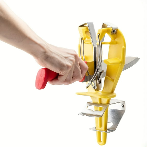 Set of Manual Kitchen Knife Sharpeners for Easy Home and Professional Use, Perfect for Maintaining Sharp Edges on Knives Without Electricity, Essential Kitchen Tool and Gift