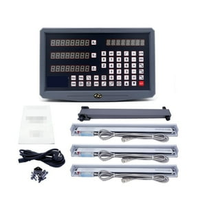 Set Milling/ Lathe/ Drill Machine Dro Digital Readout With 3 Pcs Linear Scales